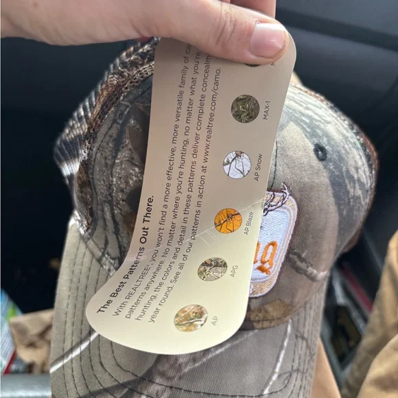 Realtree Camouflage Cap with Embroidered Logo